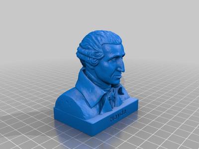 Jospeh Haydn bust with base