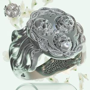 Gothic Skull Ring