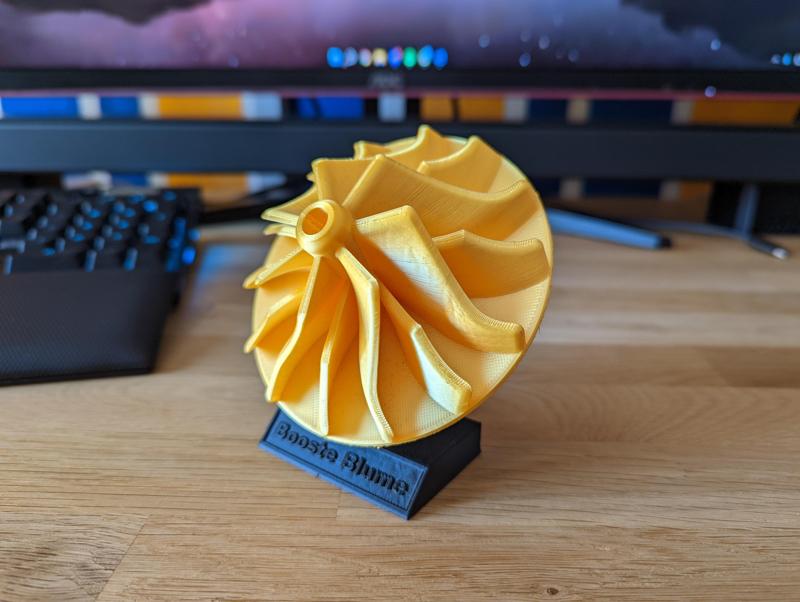 Booste Blume / Fan of a Turbo / Turbolader Fan
