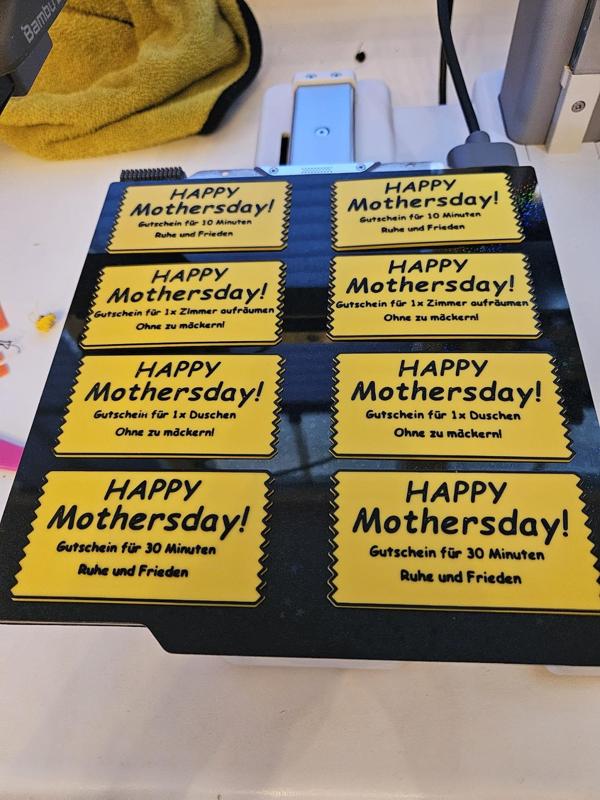 Muttertags Gutscheine