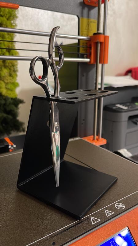 Support Barber scissors