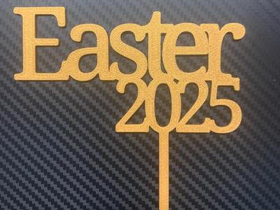 Easter 2025 cake topper