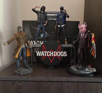 Watchdogs logo 3D stand