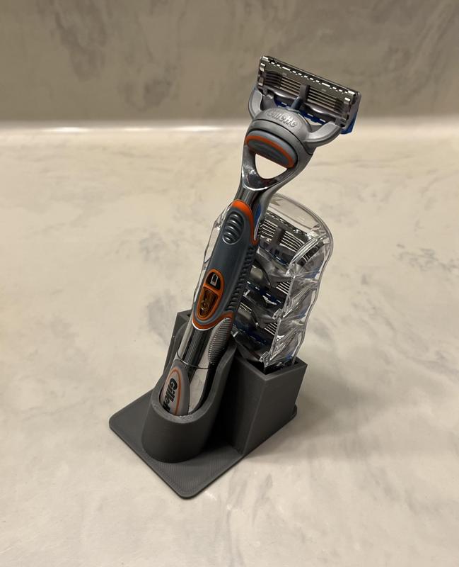 Holder for Gillette Fusion5 Razor and Blades
