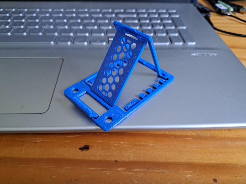 Credit card phone stand