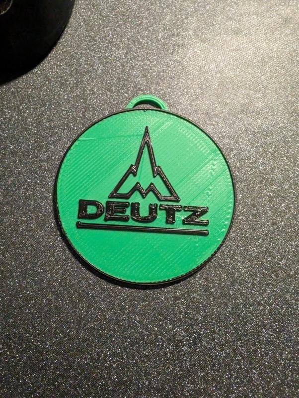 Deutz Old Logo Keychain