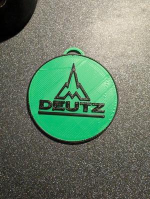 Deutz Old Logo Keychain