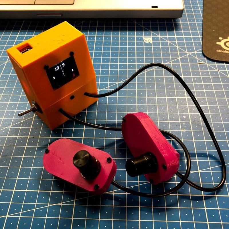 Small mobile Pong Cabinet