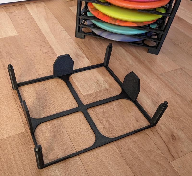 A modular, stackable drawer storage system for Disc Golf discs - Simple Version 2