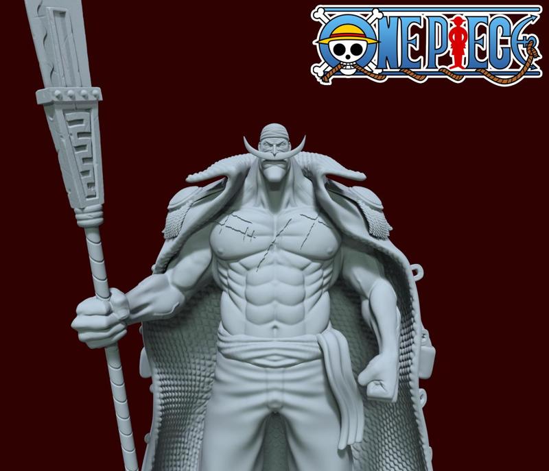 Edward Newgate - Whitebeard - One piece - 3D print - split part