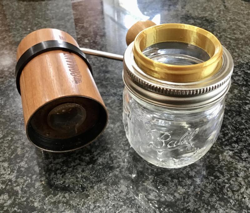 Comandante to Ball Jar adapter