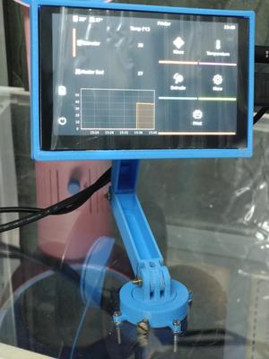 Adjustable Arm for 5-Inch HDMI Display with Rotating Mount and Protective Cover