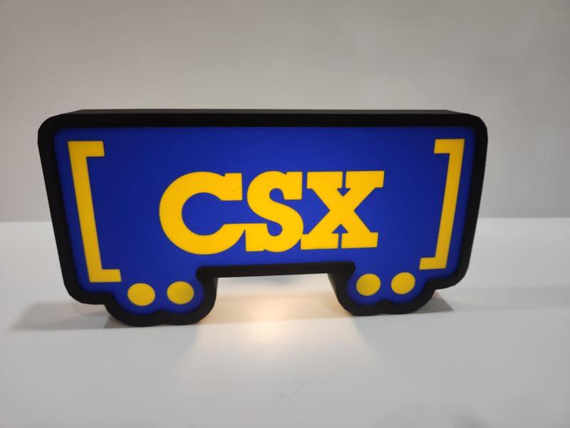 CSX Rail lines Light Box