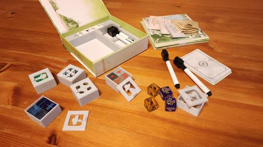 Railroad Ink Board Game Insert Version 2