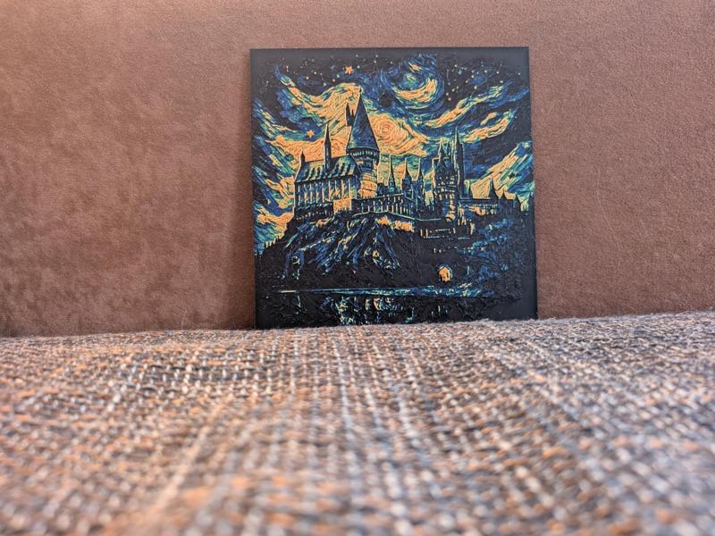 Hogwarts Aquarell Hueforge