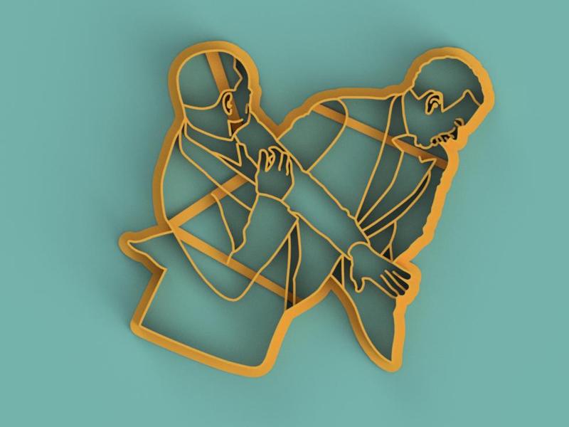 Oscar Slap Cookie Cutter