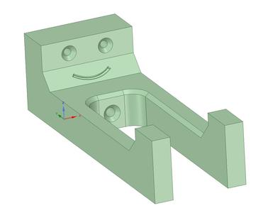 Mr. Holdy a friendly garden tool hanger with personality!