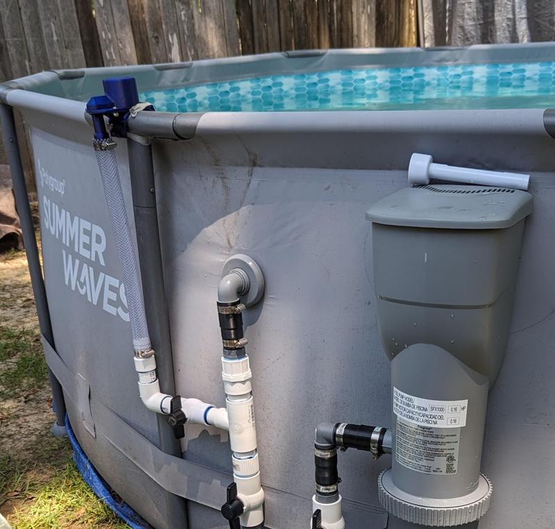 Intex/Summer Waves Pool Waterfall/Fountain 1" Hose Adapter