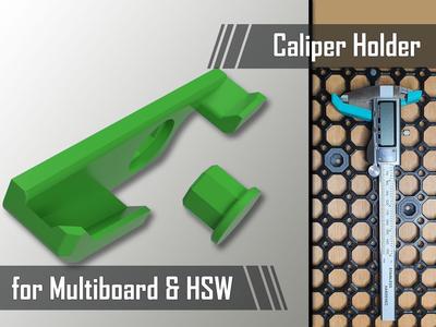 Caliper Holder for Multiboard and Honeycomb Storage Wall (HSW)