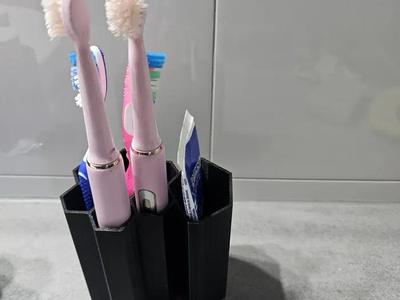 Toothbrush & Toothpaste Bathroom Organizer