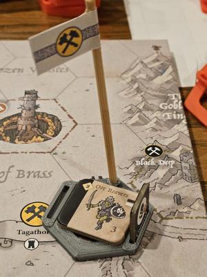 Burning Banners: Rage of the Witch Queen - hex piece