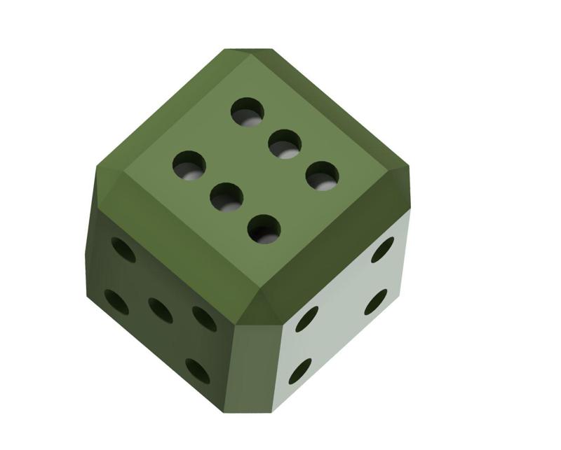 Dice dualcolor