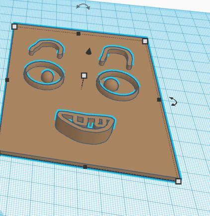 Depressed face,Nerd face and Cool face