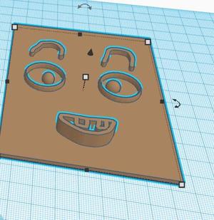 Depressed face,Nerd face and Cool face