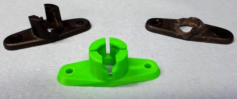 Ball End Base for Trim Line Awnings (Customizable)