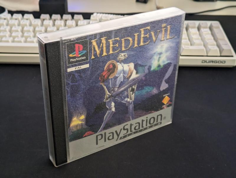 PS1 Game Case (PAL) - compatible with original PS1 box parts