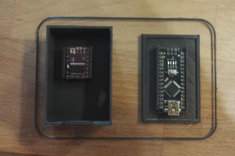 tiny Arduino nano V3 Box with drv8825 support