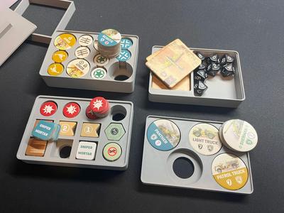 Undaunted Reinforcements Boardgame Counter Storage