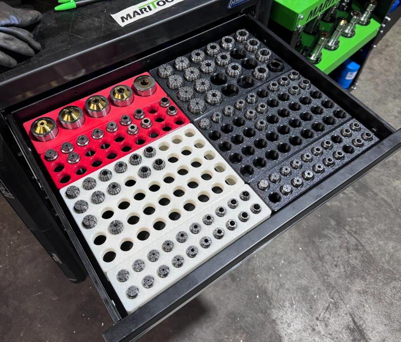 Big Daishowa Mega Perfect Seal Collet Nut Racks