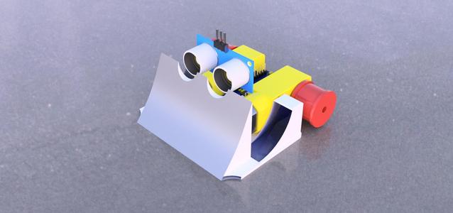 Tiny-Falcon sumo fighter robot