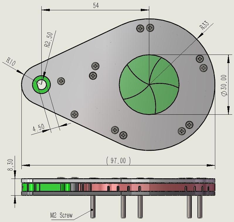 D30M5B-TY2 mechanical mechanism for 3d printing