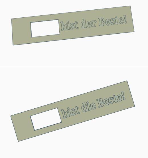 Duplo Geschenkbox mit: Du bist die/der Beste!