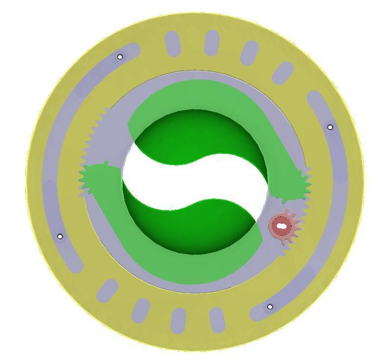 3D Printable Iris mechanism-3DP2BLROD60A