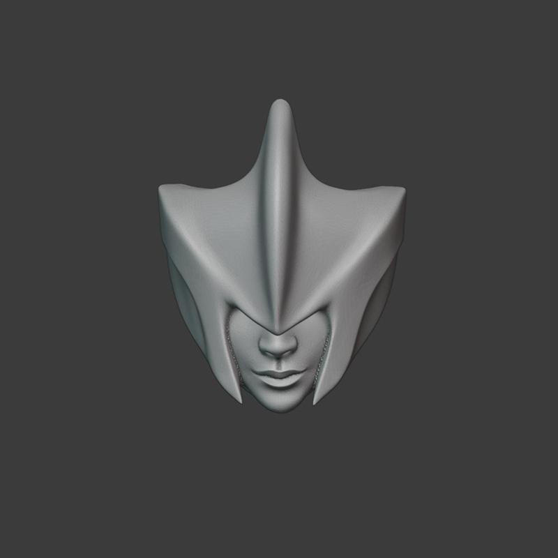 Futuristic Helmet Ring