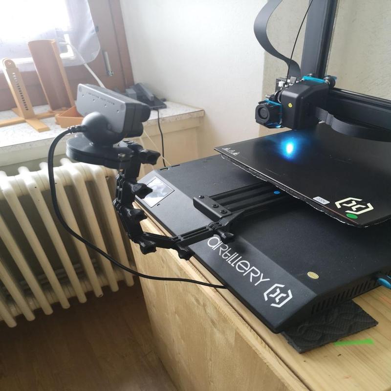 Artillery SX1 articulated camera support PI-CAM, C270, PS3 EYE