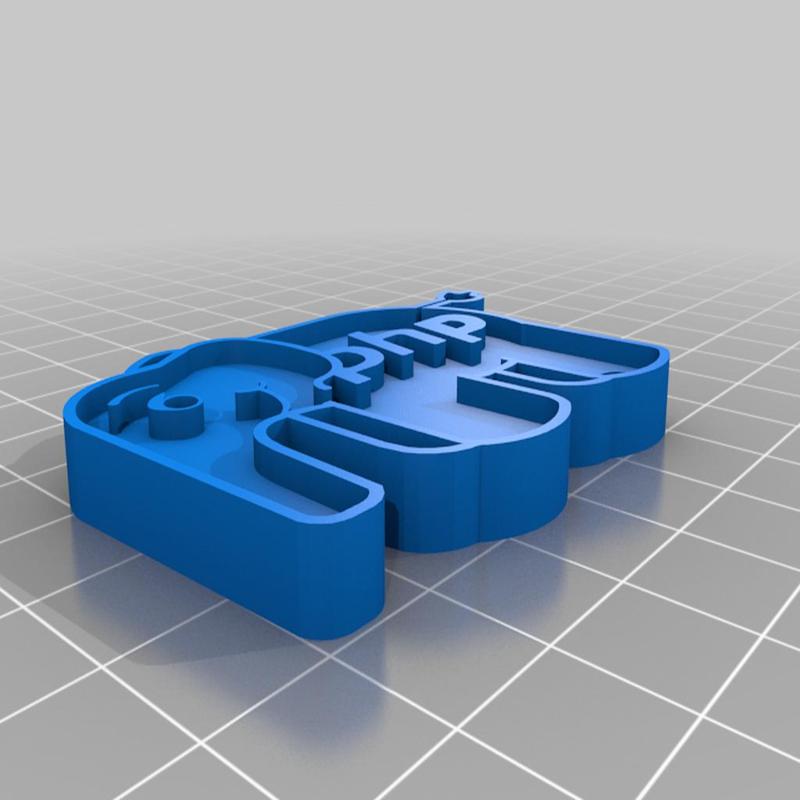 Elephpant keychain