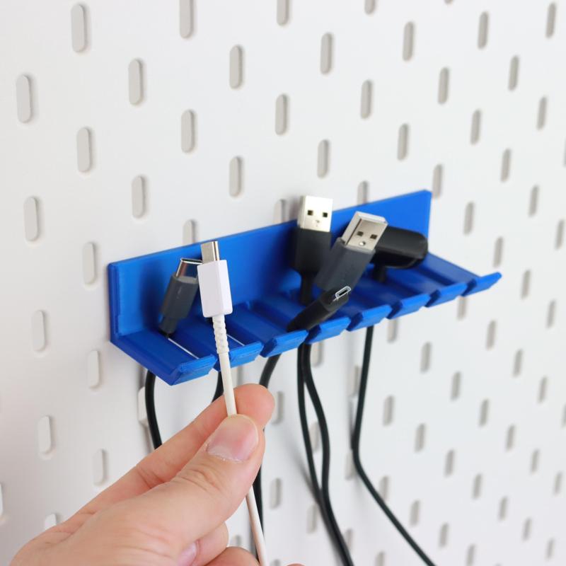 Skadis / Skådis Cable Holder | No Supports