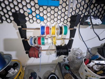 Wire Holder for HoneyComb Storage Wall any size you want.