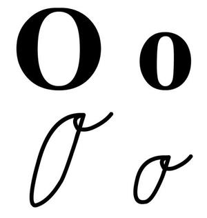 Simple letter Oo