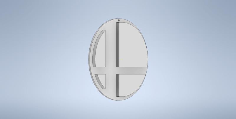 Super Smash Bros Keychain