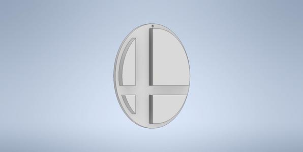 Super Smash Bros Keychain