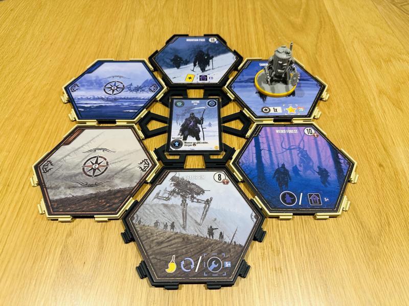 Expedition Boardgame Map Tiles and Organisers