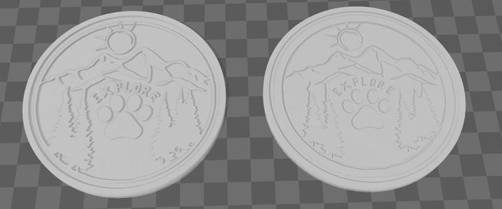 Explore 1 Coasters