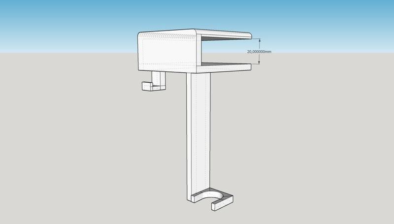 Dremel Holder for 20mm Table