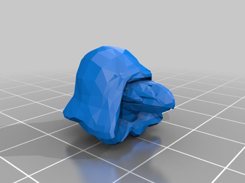 Brick Kenku Head (Dungeons and Dragons)