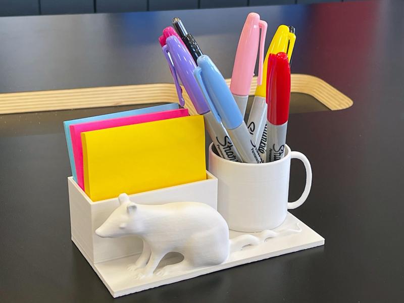 Rat Post it and pen holder
